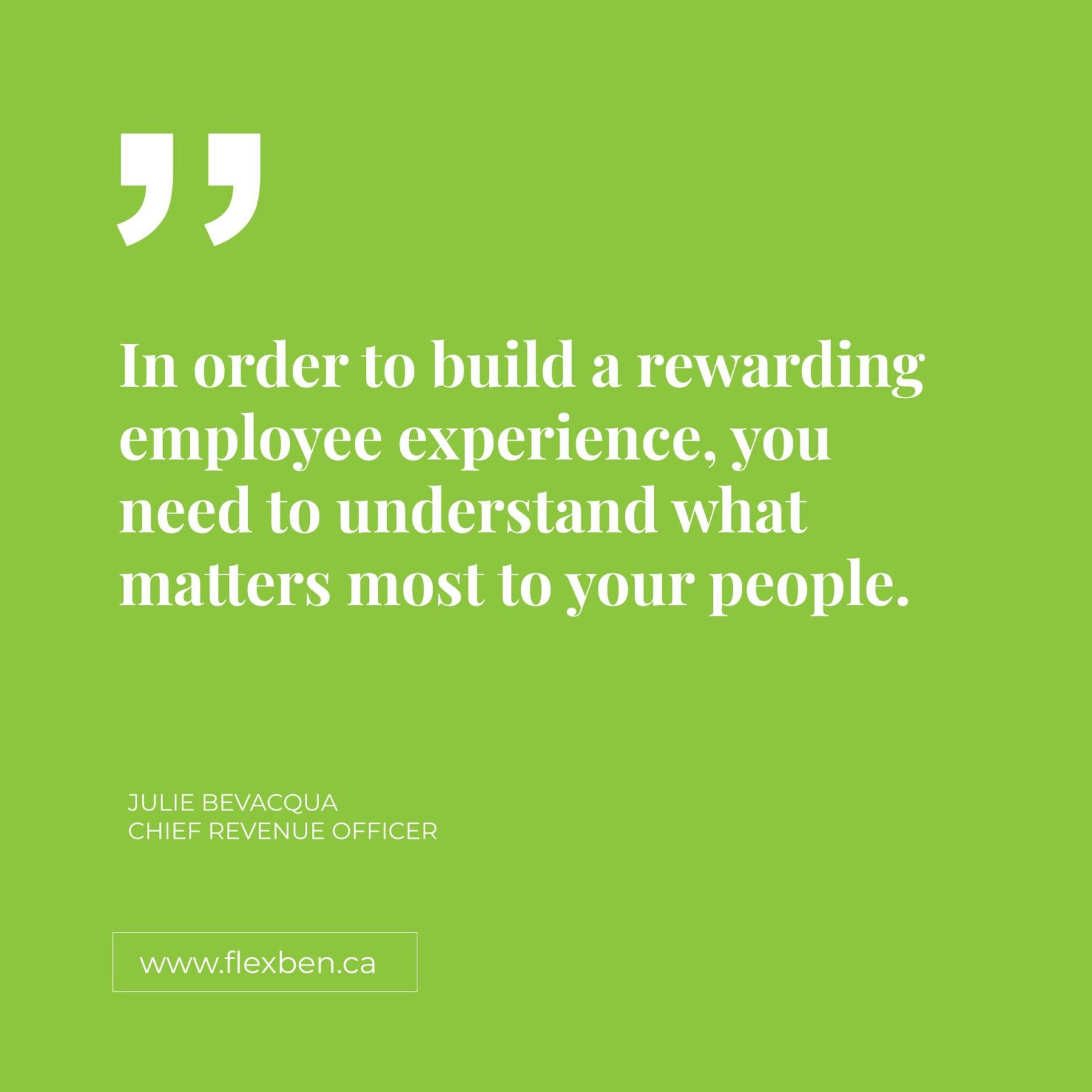 In Order To Build A Rewarding Employee Experience, You Need To